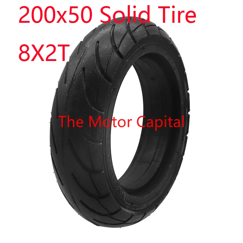 

200x50 Solid Tire 8X2T Bee Hive Holes For Speedway mini 4 Pro Rear Wheel 8 Inch Electric Scooter Tyre RUIMA PRO