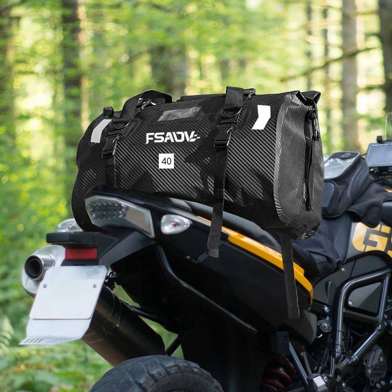 Waterproof Large Capacity Motorcycle Tail Bags Multi-functional Durable handbag Long-distance Backpack For Honda For BMW
