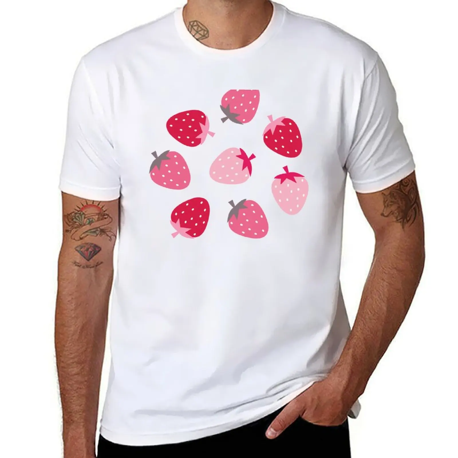 

Strawberry Fields T-Shirt man t shirt designer cotton t shirts man 100% T-Shirt