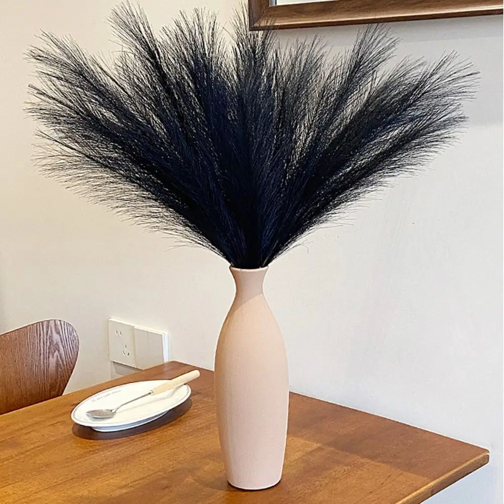 20Pcs Fluffy Texture Artificial Pampas Grass 50cm/22in Tall Faux Grass Pampas Grass Bouquet Multi-color Decoration
