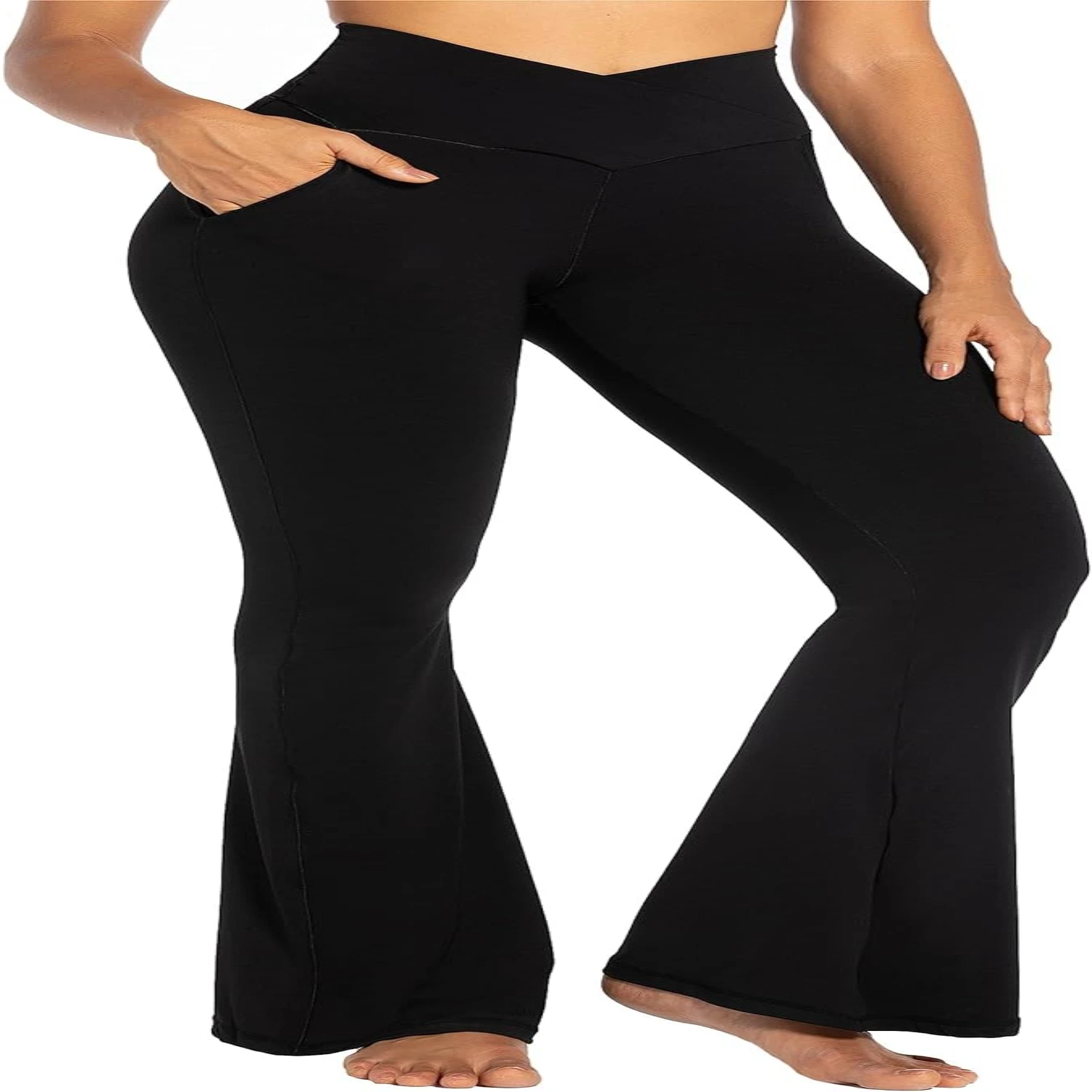 Comfortable and stylish Amazing Bootcut Yoga Pants - Feel fabulous all day long in these flattering and comfy yoga pants. Ideal