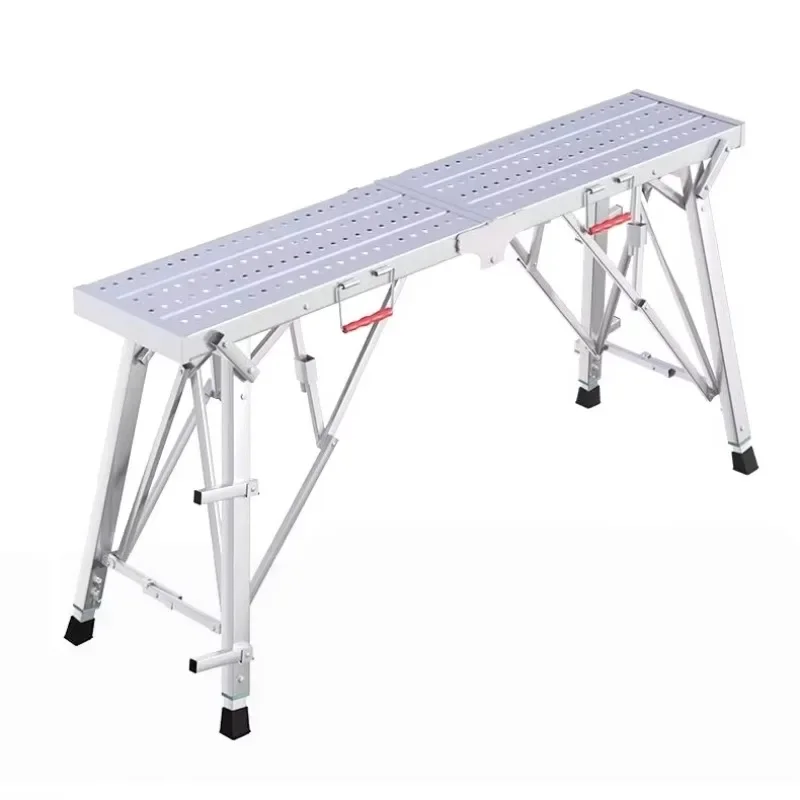 

Engineering Decoration Iron Folding Lifting Adjustable Horse Stool Ladder Construction Thickened Scraper