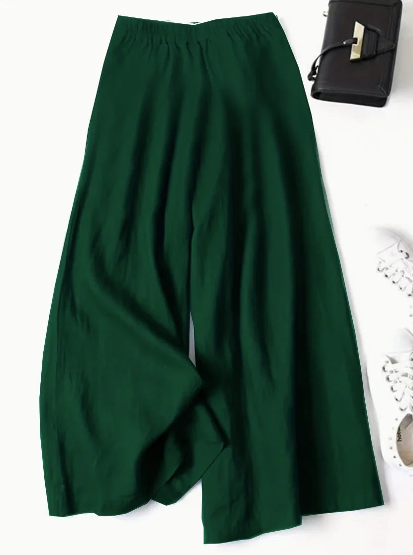 Women's clothing elegant casual fashionable outdoor sports slimming versatile European and American elastic waist circumfer