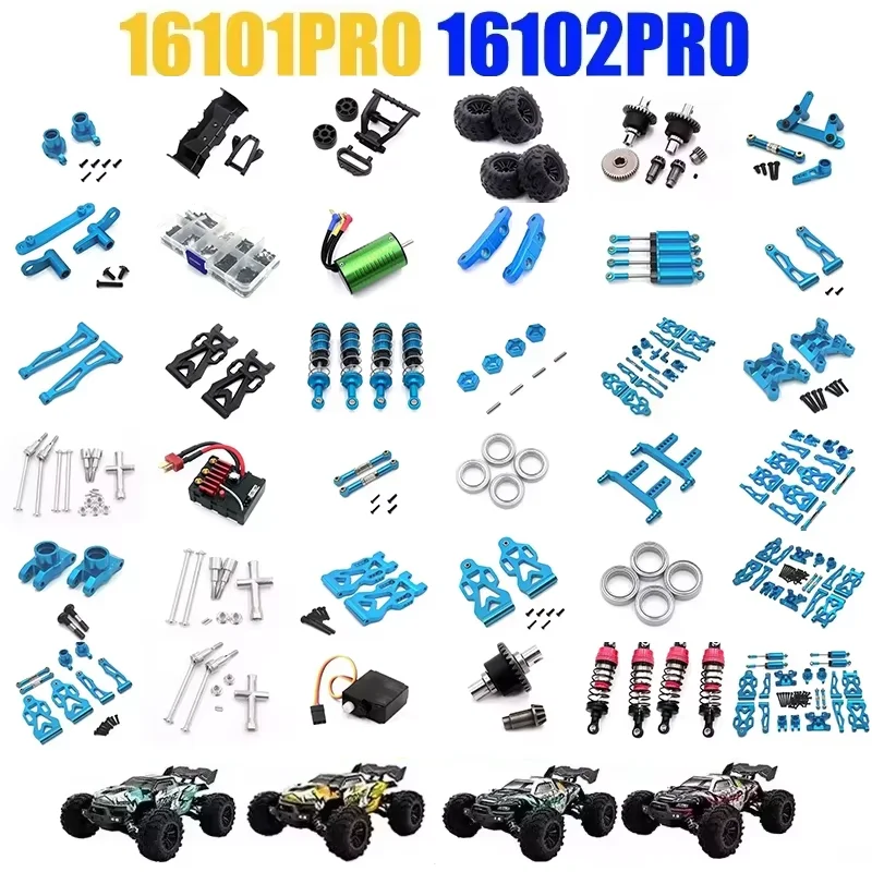 

SCY 16101 PRO 16102PRO SG116MAX RC Automotive Aluminum Parts Suspension Arm Steering Assembly Drive Shaft Gear Upgrade Metal Kit