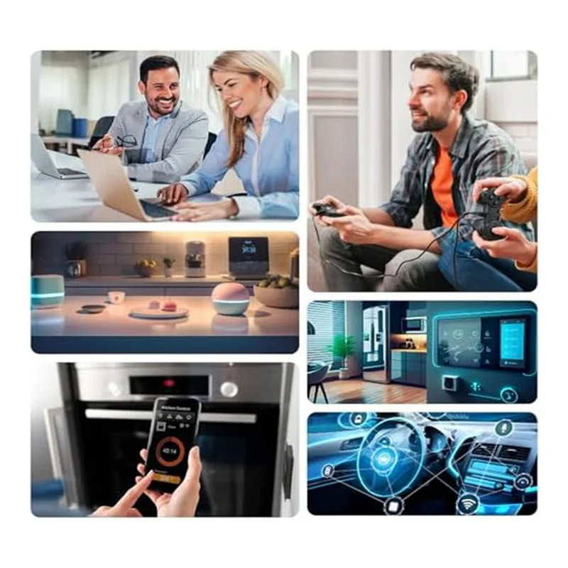 ABKN-60Pcs NFC Stickers NFC Tag Chip Rewritable NFC Tag Compatible NFC Enabled Mobile Devices Durable Easy To Use