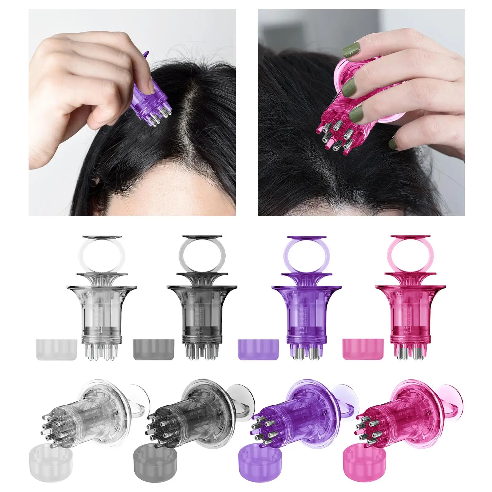 زيت فروة الرأس ، جهاز ، مصل الزيت العطري ، تطبيق 6