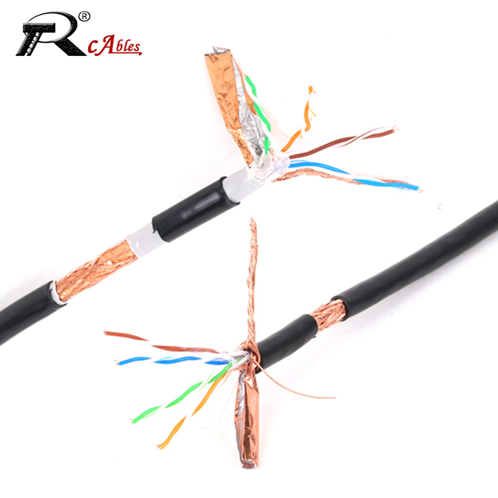 

0.3M-100M STP/SFTP Cat5/CAT5E Stage Ethernet Extension Cable Indoor&Outdoor LAN Network Shielded RJ45 Cable for Snake Cable