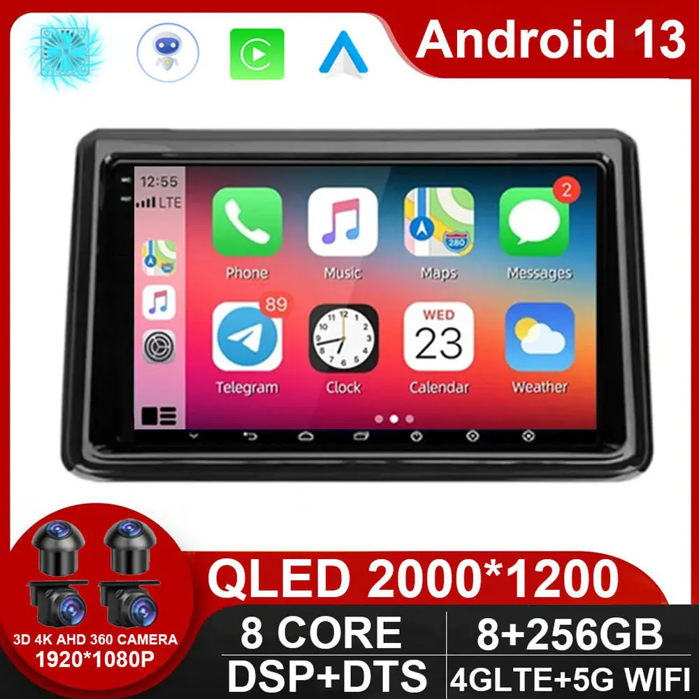 

Android 13 9 Inch For Toyota Noah R80 2014 - 2020 Car Multimedia Player Wireless Carplay GPS Navigation Voice Control WIFI