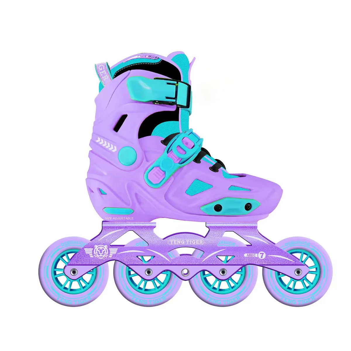 Pro Hard Boot 3 Big Wheel 110mm Junior Freestyle Skates Outdoor Urban Roller Skates Kids Inline Skates