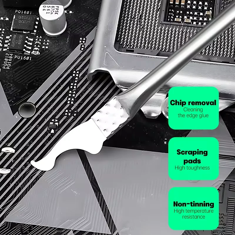 

8Pcs Dismantling CPU IC Prying Knife Thin Ultra-Thin Blade Pry Shovel Small Knife For iPhone Phone Motherboard Repair Tools