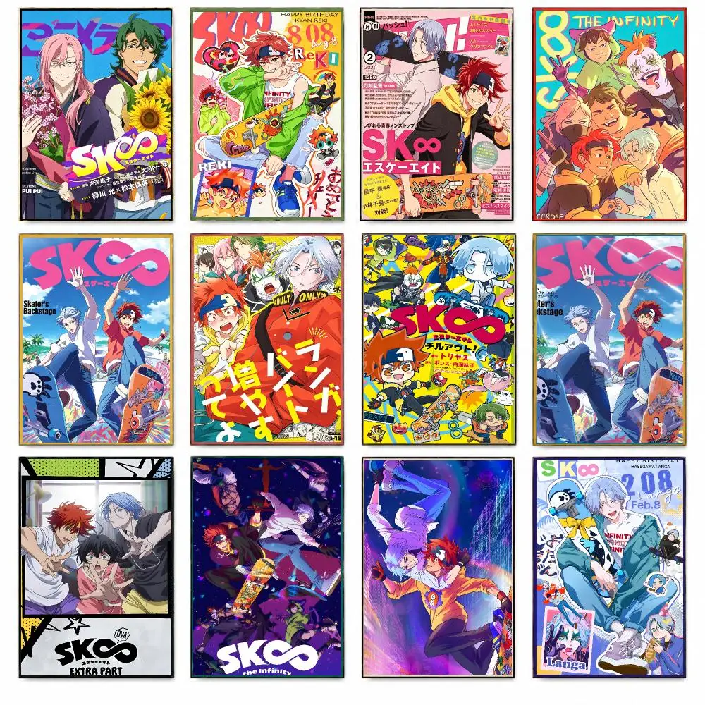 Anime Sports S-SK8 the Infinity Poster HD Print Wall Art Bedroom Dorm Office Gaming Room Cafe Gifts