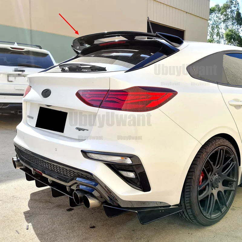 Dachspoiler für KIA CERATO BD GT Hatch 2018 - 2021 HECKSPOILER ABS Universeller Heckflügel für KIA Forte Cerato – Detail 3