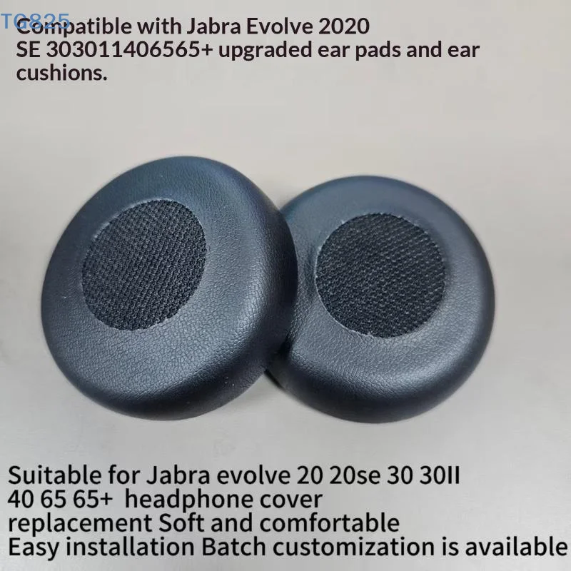 【AN】2pcs Replacement Earpads For 20 20se 30 30II 40 65 65Plus Soft Leather Comfortable Mesh For Headset Repair Long Wearing