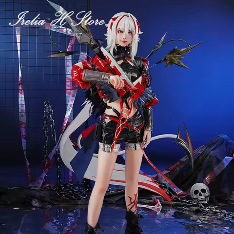 Irelia H Store Arknights Wisadel Cosplay Costume Game Arknights Wisadel Unifrom Suit Halloween Costumes Female