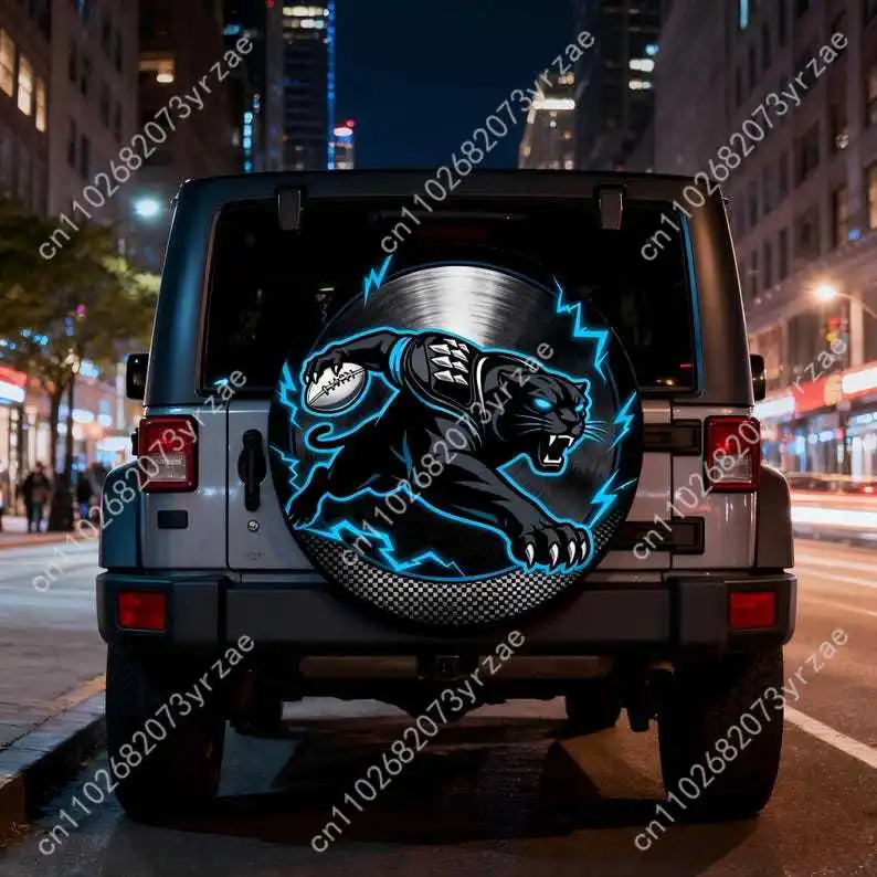 

Panthers Various Models Spare Car Tire Cover Sand Dust Prevention Protect Wind Rain Tire Cover Sturdy Durable Tire Covers