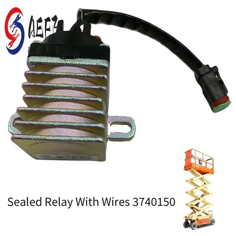 

AEF3-24V 100A Sealed Relay With Wires 3740150 For JLG Lift 1930ES 2030ES 2032ES 2630ES 2646ES 3246ES Durable