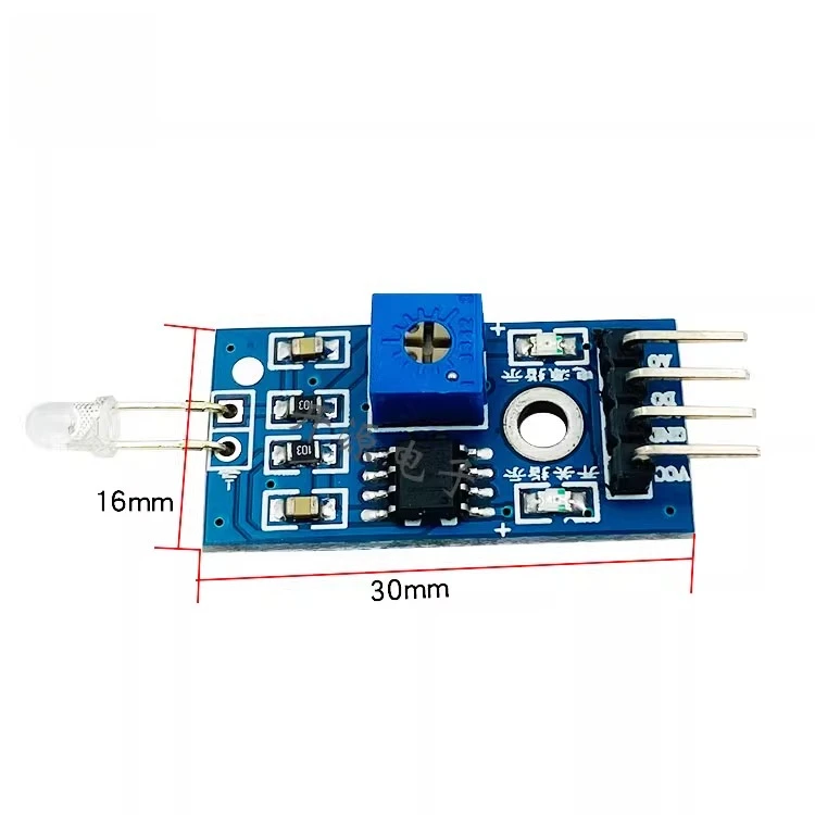 LDR Light Sensor Switch Module, Light-Controlled Brightness Detection Module with Wired Connection for DIY Electronics