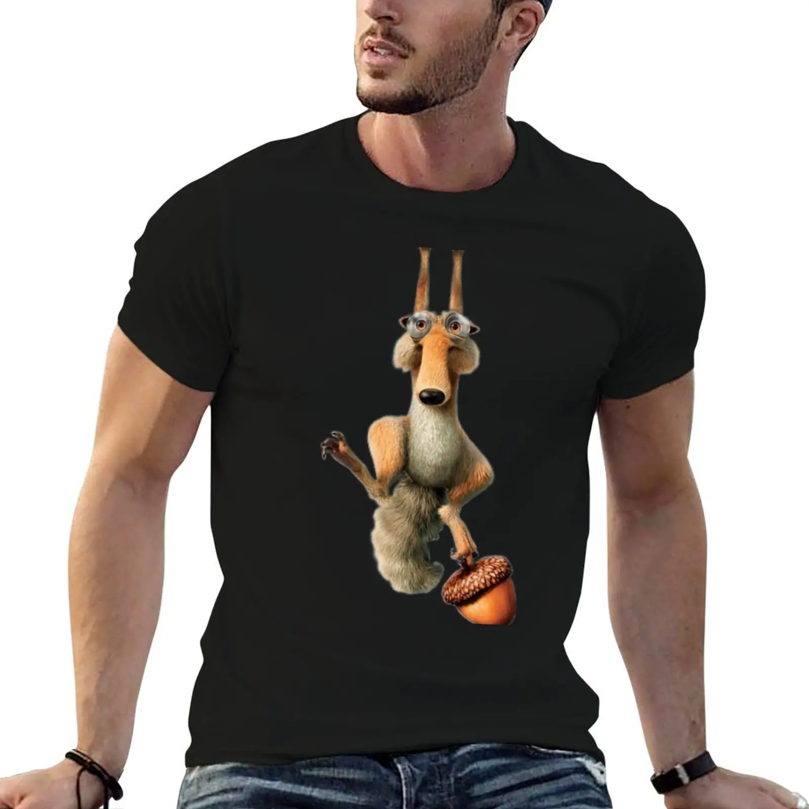 Scrat-Acorn T-Shirt Modern Style Print T-Shirt
