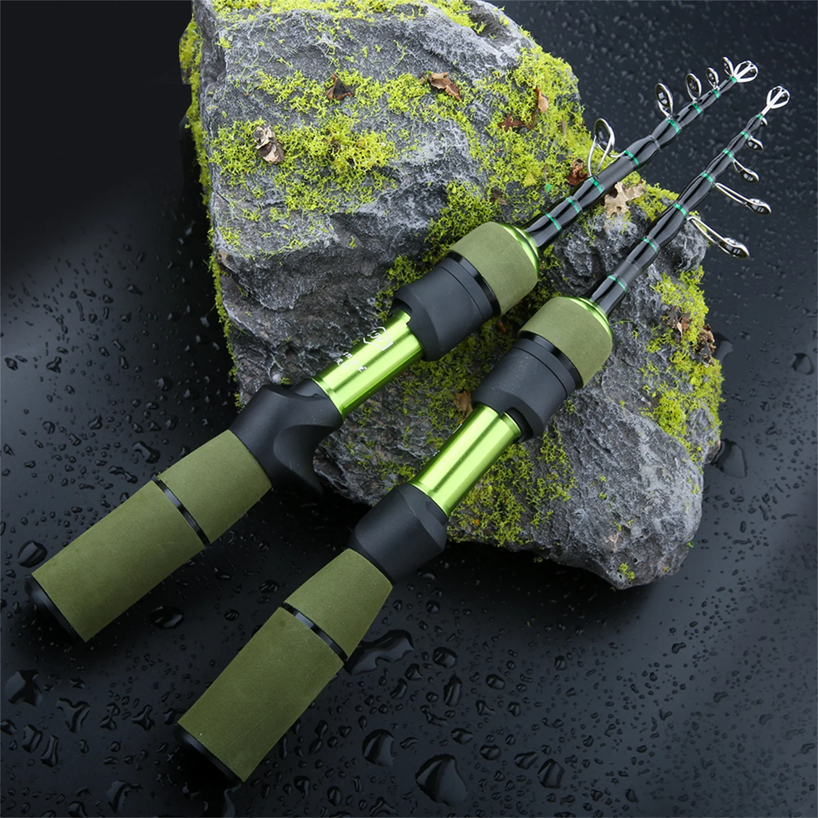 16-18-メートルポータブル釣竿超短伸縮釣竿耐久性のある炭素鋼ハンドポール淡水海水使用用