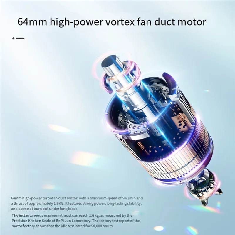 Novo! Ventilador de ar portátil turbo jet ventilador poderoso motor sem escova super forte soprador de poeira ferramenta de limpeza plugue da ue