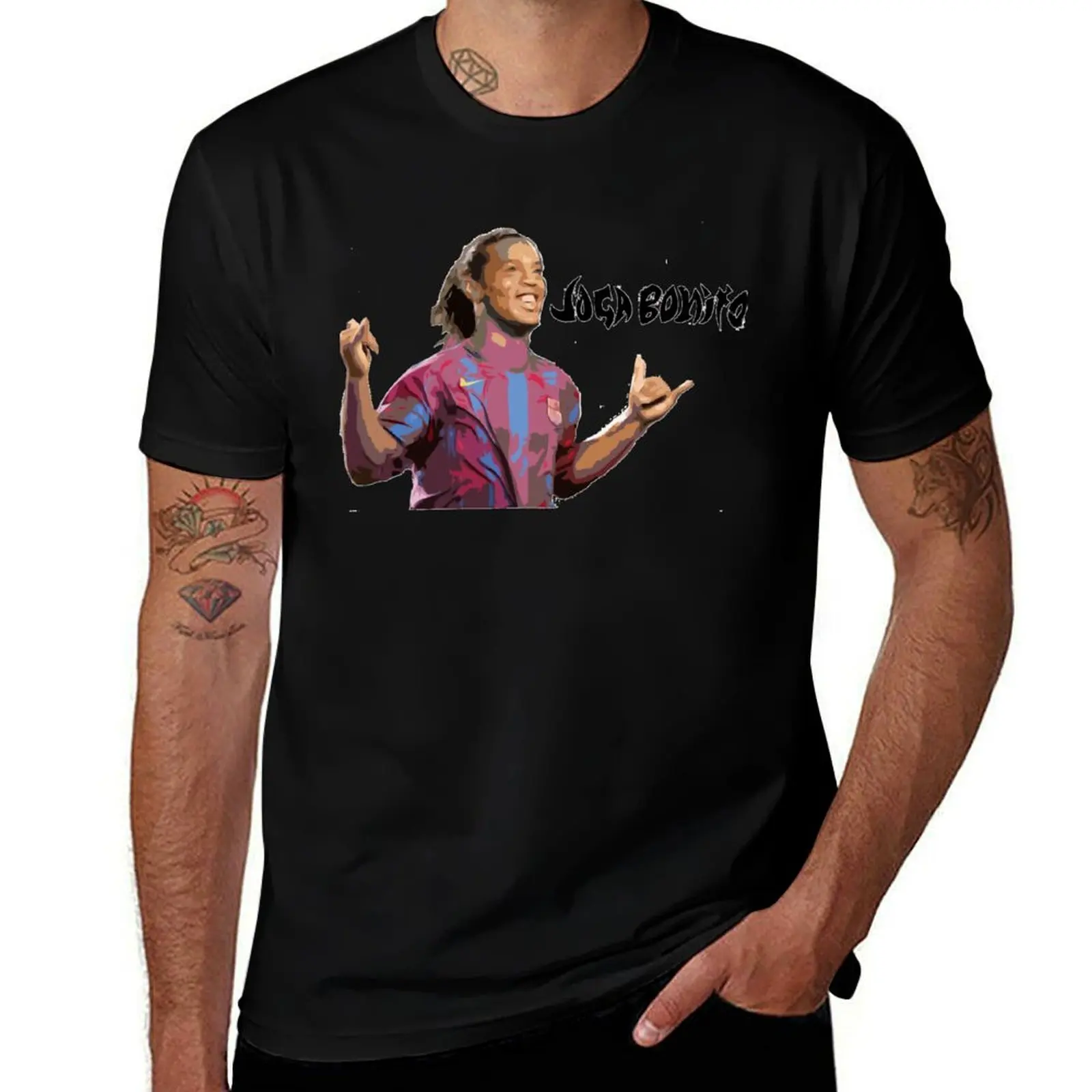 Joga Bonito Ronaldinho Classic T-Shirt vintage graphic tee vintage designer t shirt men