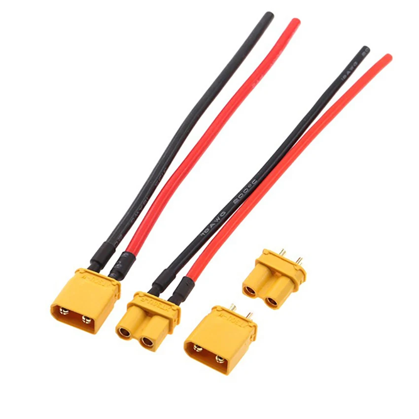 

RC Battery Charger 18AWG XT30 Plug Male Female Extension Cable Wire Connector 10CM/20CM