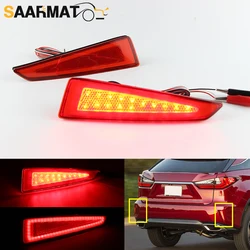 LED Rear Bumper Reflector Lights For Lexus 2015-2021 Rx300 Rx350 Rx450h, Function as Tail, Brake&Rear Fog Lamps Car Accessories