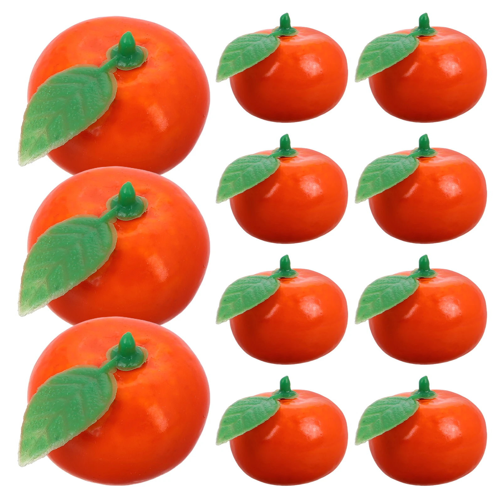 

100 Pcs Simulated Fruit Orange Home Decor Artificial Fruits Vegetable Decorative Baby
