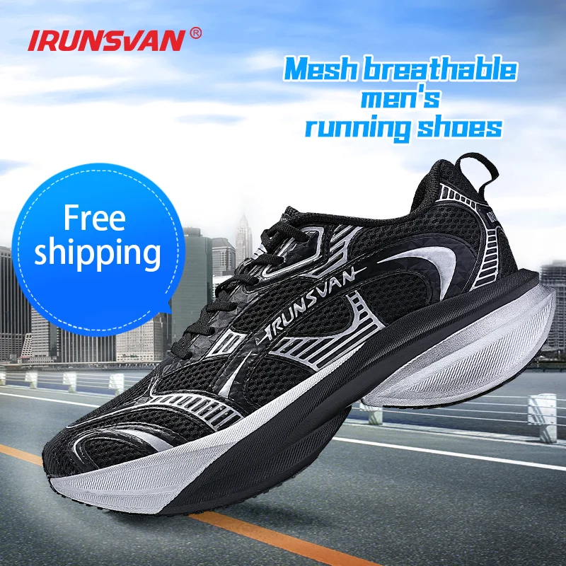 

IRUNSVAN Deep DEE1.0 Full Palm Carbon Plate Running Shoes Professional Racing Marathon Sports Shoes Men's Shoes Outdoor 102