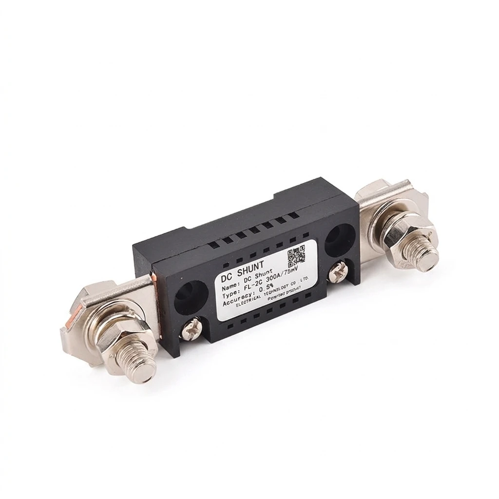 YGTITAN DC Shunt Resistor, FL-2C 75mV Current Divider for Ammeter, 10A to 750A High Precision Copper Shunt
