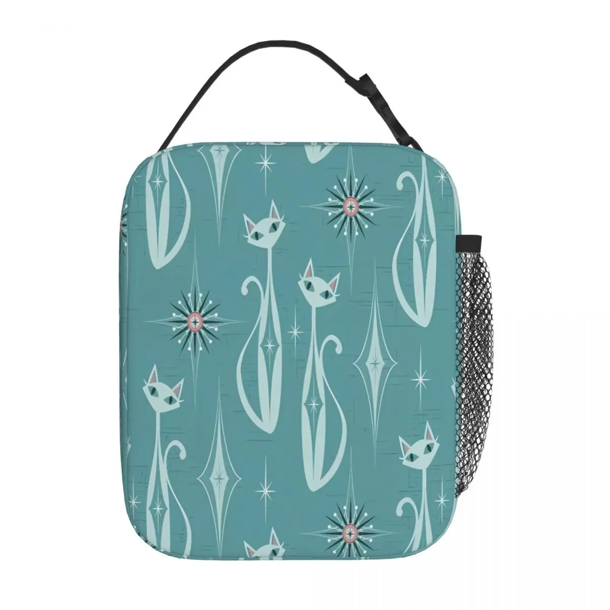 Bestselling Starburst Diamond Cats Waterproof Surface Snack Bag School Break Time Cooler Tote