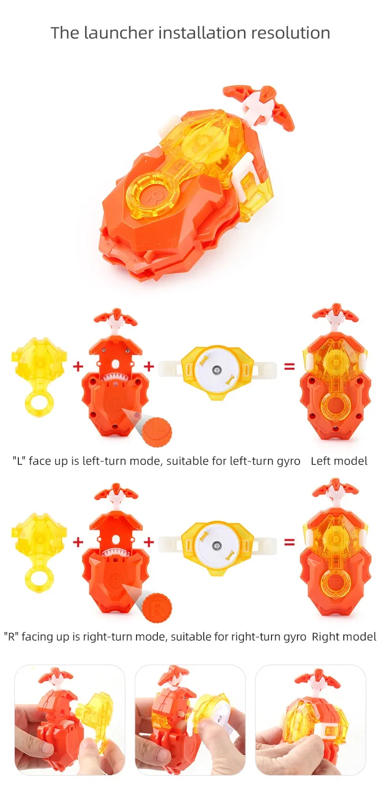 Beyslauncher Spinning Top MQ-B184 Zubehör Drahtwerfer Zweiwege-Antenne Spielzeugteile für Kinder Geschenk – Detail 4