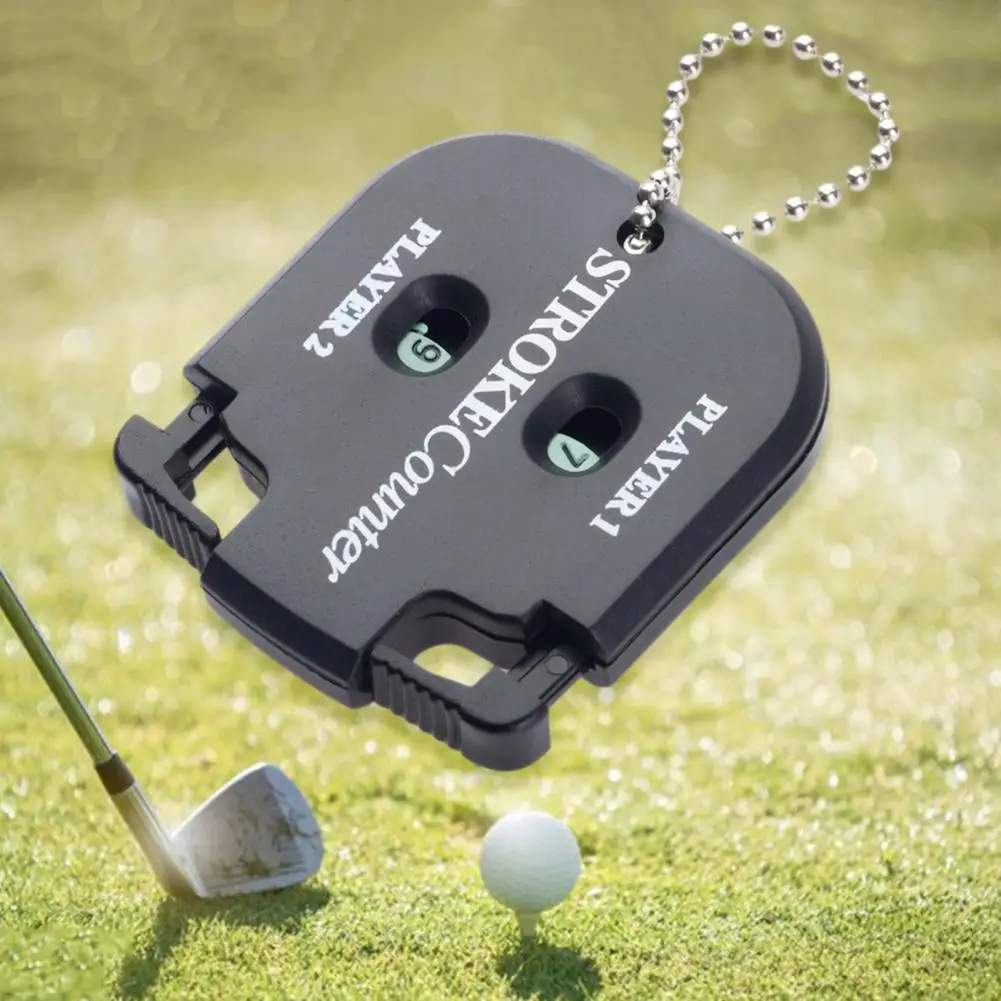 Golf Score Counter Golf Score Tracker Handy Golf Shot Counter with Key Chain for Keeping Score on Course Mini for Training