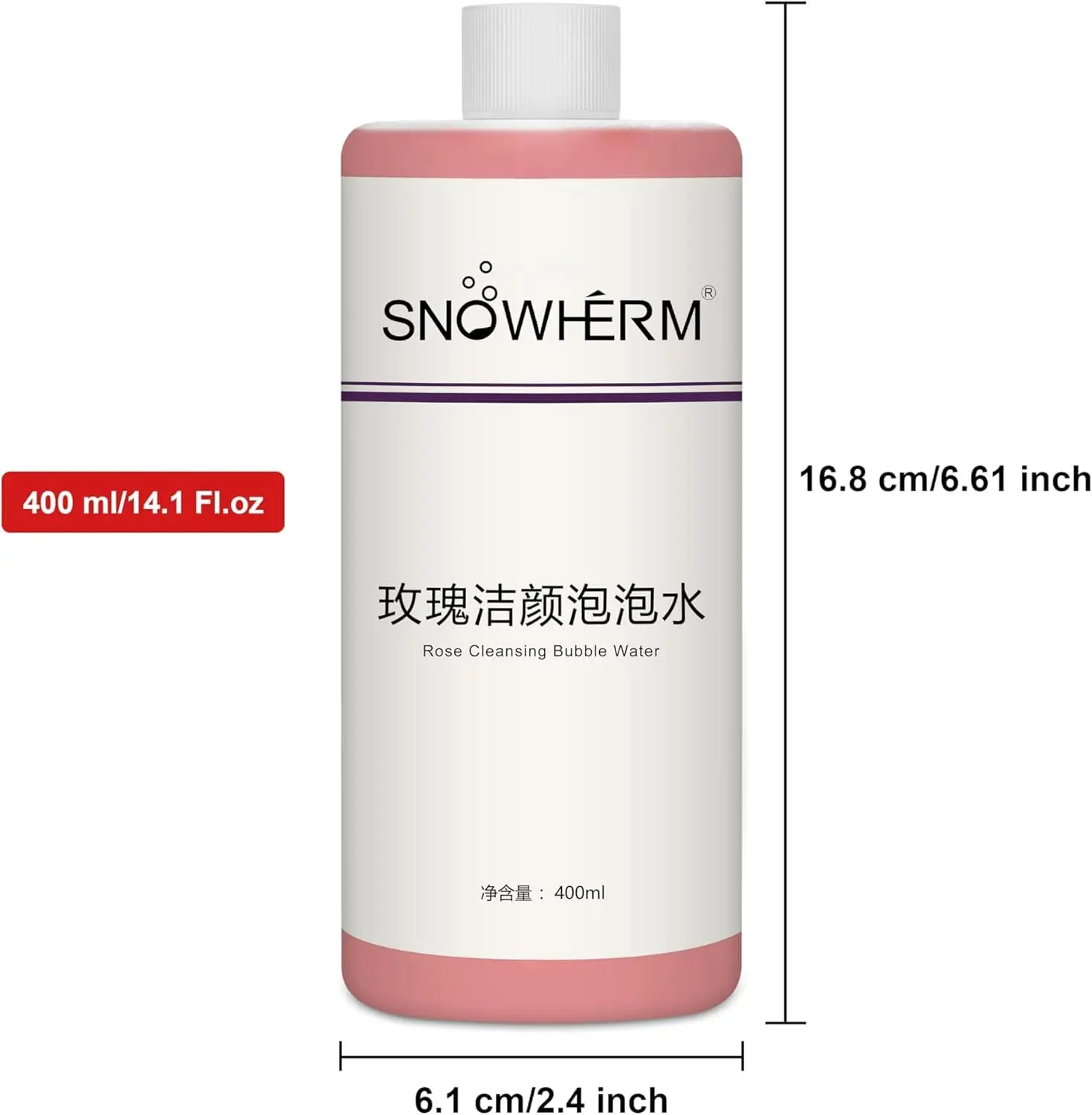 محلول آلة فقاعات الأكسجين السحري 400 مل سائل أصلي لإزالة الرؤوس السوداء والتحكم في الزيت وتنظيف العث وإنشاء بشرة مشرقة