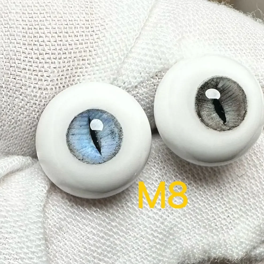 Occhi della bambola per 1/8 1/6 1/4 1/3 bambola Bjd 8/10/12/14/16/18mm bulbo oculare in gesso fatti a mano ragazza giocattoli vestire regalo accessori Oll