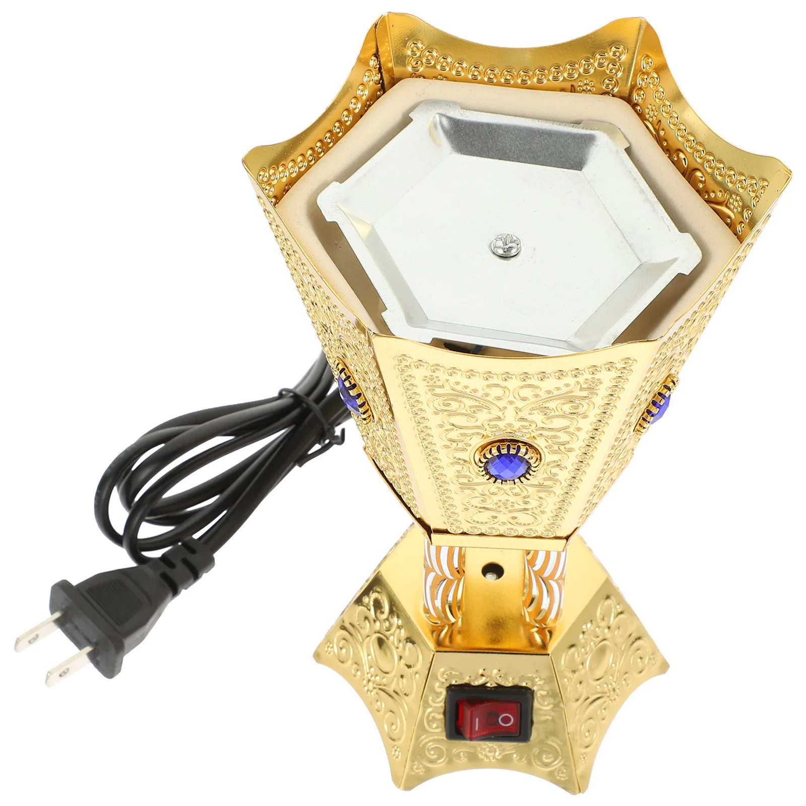 

Plug-in Incense Burner Decorative Retro Ornament Plugs Electric Censer for Decoration LED
