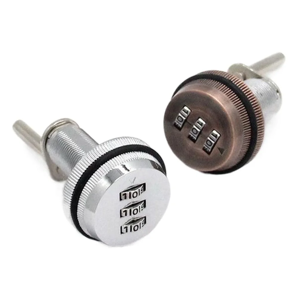 3 Digit Combination Password Box-Lock 12-18mm Smart-Cam Code-Lock Zinc Alloy For Mailbox Cabinet Door Security Hardware Parts