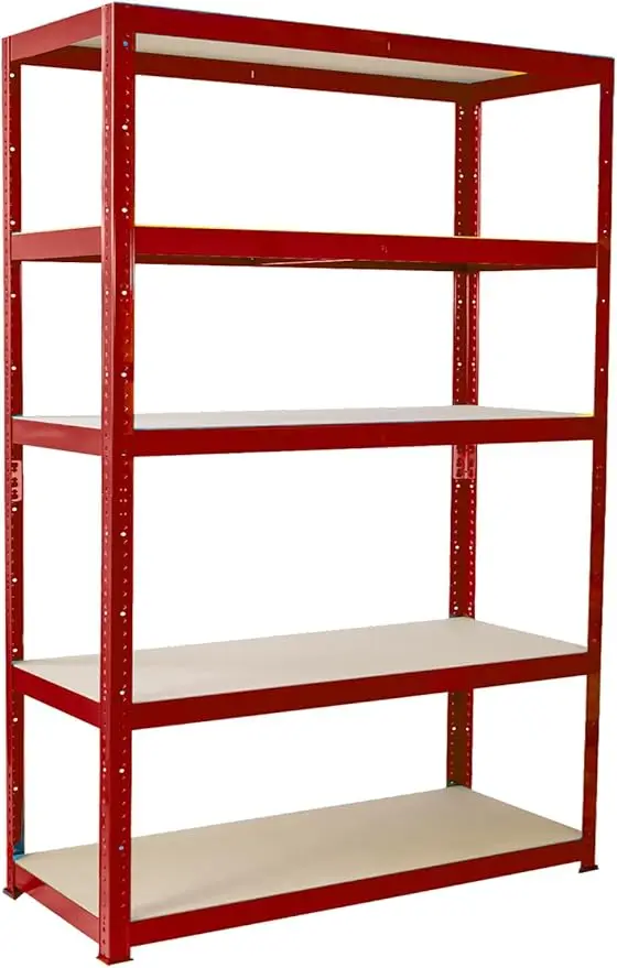 

Garage Shelving Units - 71" H x 35" L x 24" W, Heavy Duty Racking, Shelves for Storage, 1 Bay, 5 Tier, 3000LB Capacity