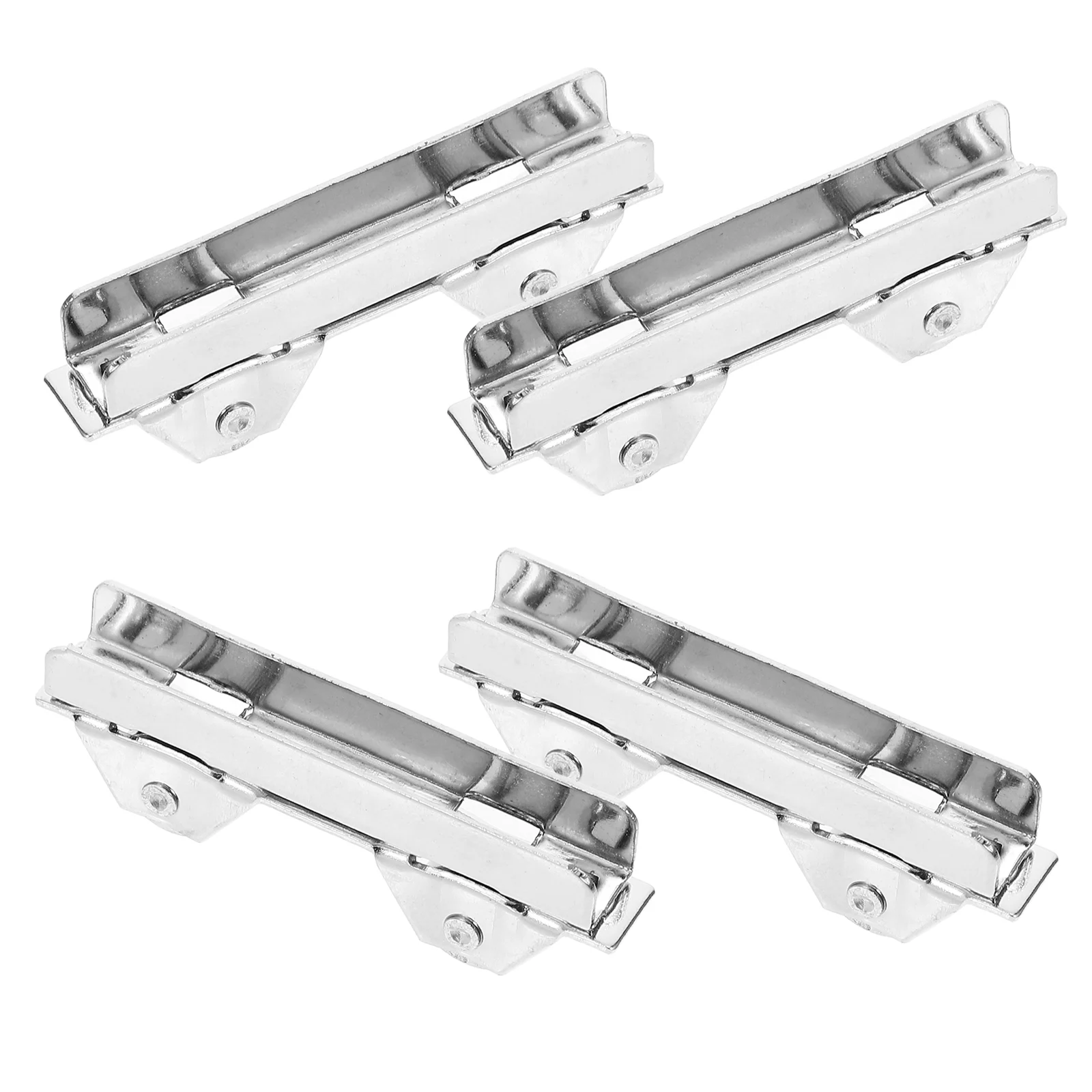 4 Pcs Glass Door Pulley and Window Sliding Wheels Slotted Doors Roller Replacement Cold Rolled Steel Stainless