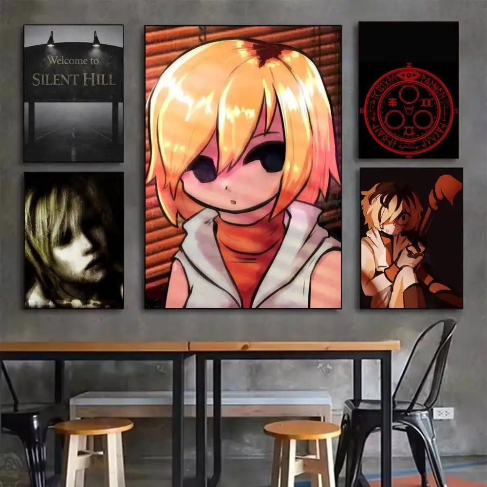 Heather Mason SILENT HILL Game  Poster Waterproof HD Art Wall Decal Self-Adhesive Print