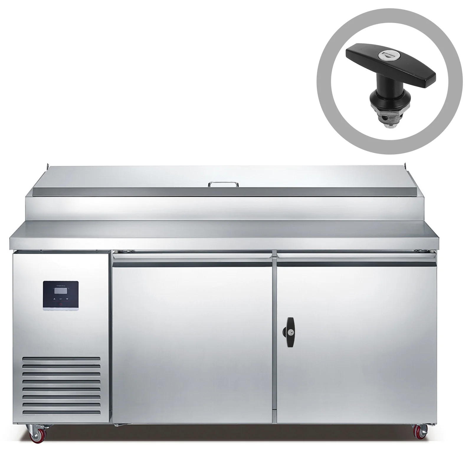 

T-Handle Lock Zinc Alloy Core For Cabinet Door Drawer Mailbox Rv Storage Truck Tool Box Filing Cupboard Desk Camper Safe