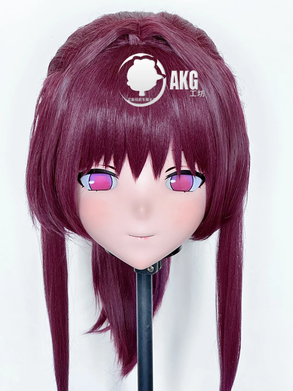 (AL103) Customize Character Crossdress Female/Girl Resin Half/ Full Head With Lock Cosplay Japanese Anime Role Kigurumi Mask