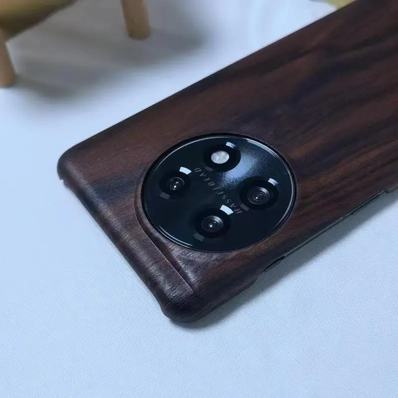 Real Wood Shockproof Phone Case for Oneplus 13 Cover Bamboo Wooden Fundas for Oneplus 12 11 10 Pro Hard Mobile Hard Armor Cover