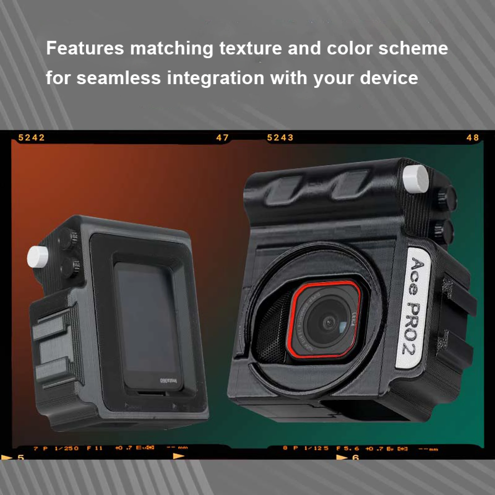 

Quick-Shoot Handle for Insta360 Ace Pro 2 3D Printing Street Grip Vlog Holder Combo Camera Grip Holder Accessories