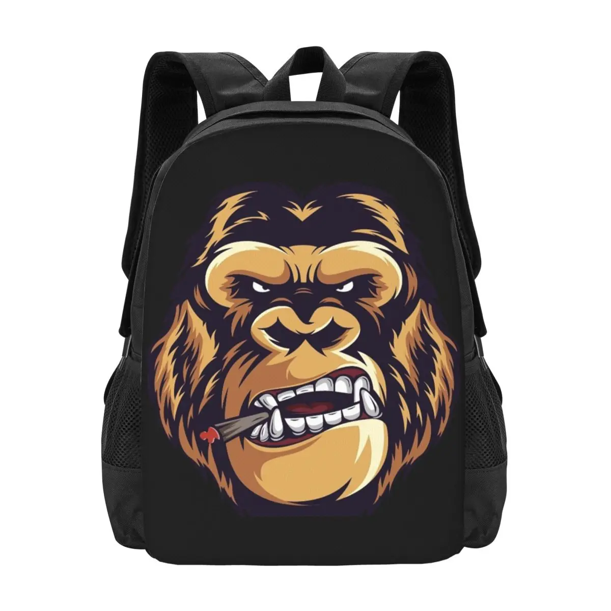 Smoke Gorillaz Backpack Hot Sale Daypack Large Capacity Kids BookBag School Bag Shoulder Bags for Men Women