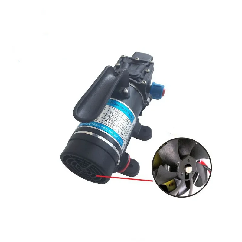 DC 12V24V 120W 130PSI 10L/Min Energy Saving High Water High Pressure Diaphragm Self Priming Pump  Pressure Switch Type Pump