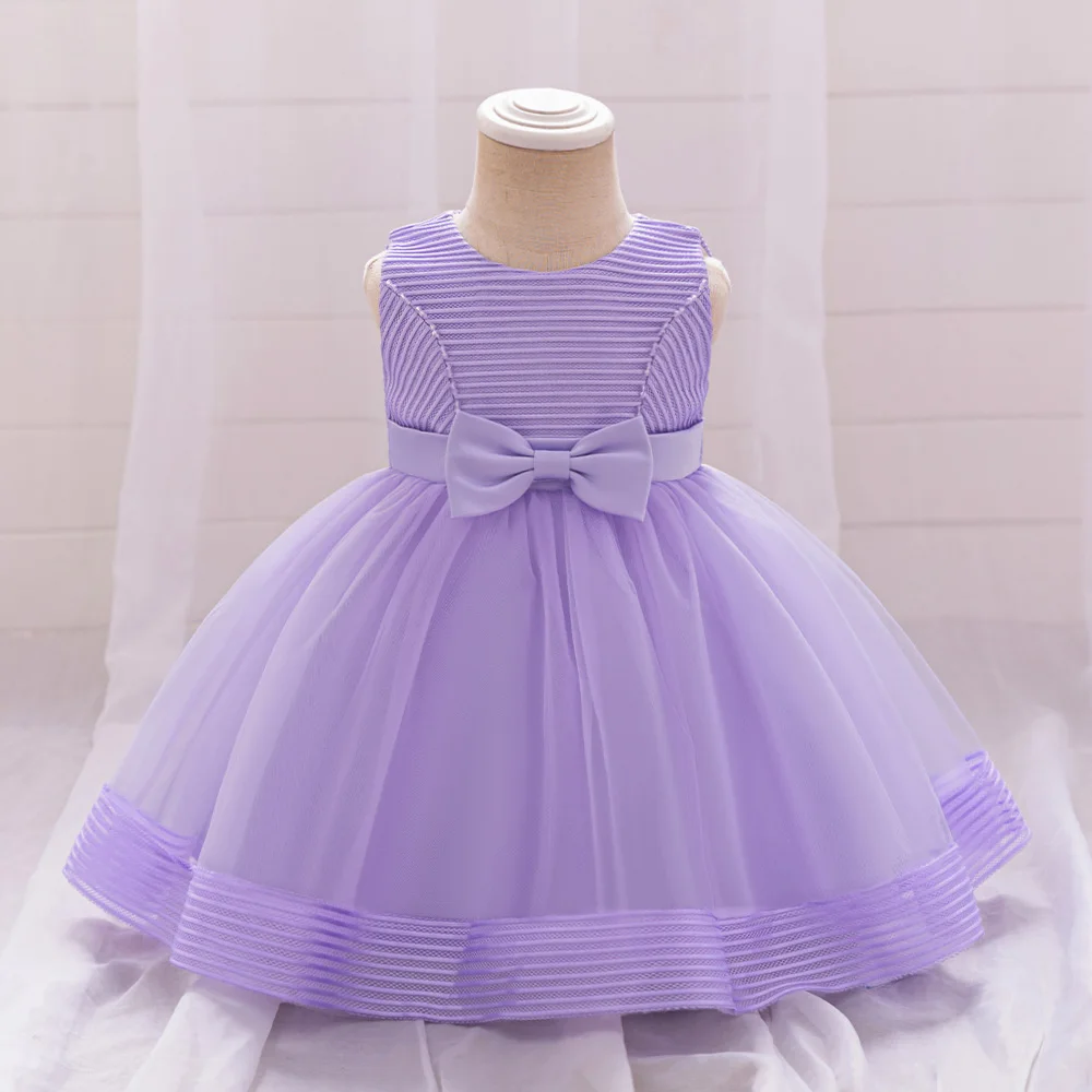 Toddler Baby Girls Summer Party Dresses Baptism Wedding 1 Year Birthday Floral Princess Kids Gown Costume Christening Vestidos