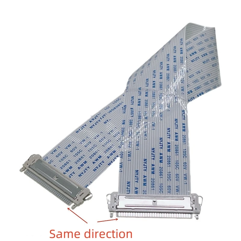 1PCS LVDS computer display screen cable double-head cable 1.0MM pitch 30PIN forward and reverse FIX LCD screen soft cable