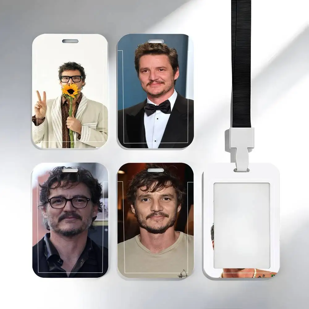 

1pc Famous Film And Television Actors Pedro Pascal ID Card Sleeve School Card Access ID Card Protective Sleeve Easy Push