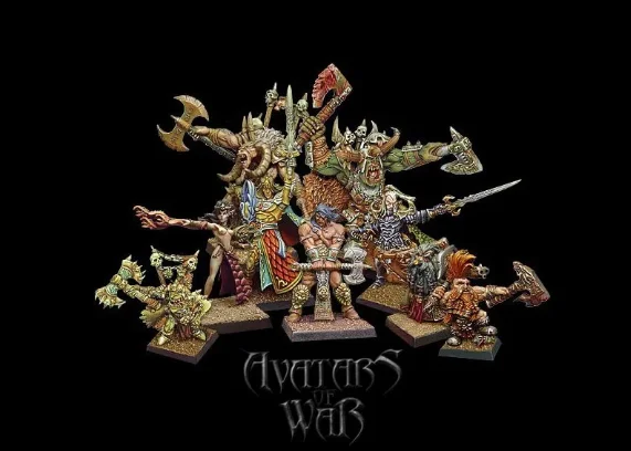 model kit resin kit Avatars of War Barbarian Dude Redux The Barbarian Dude Unassembled kit